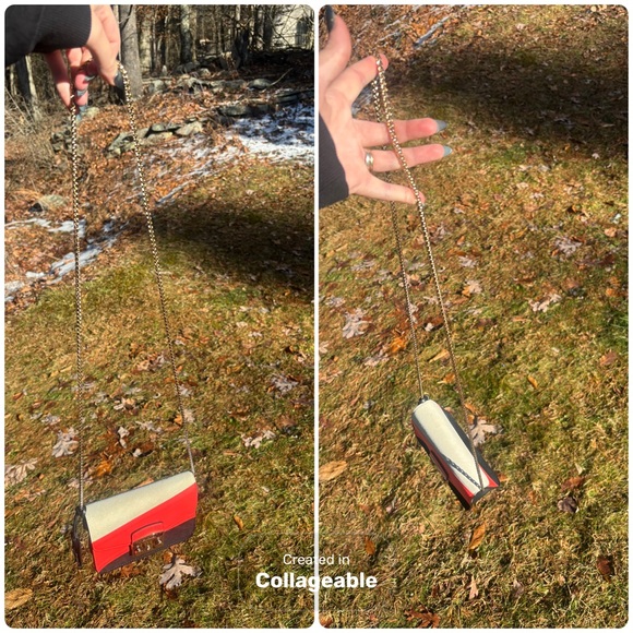 Furla Metropolis Suede Leather Crossbody Bag NWOT - Picture 16 of 17